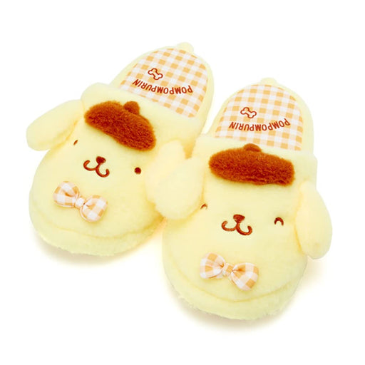 Sanrio Pompompurin Face Slippers 626635 One-size Yello Polyester PVC Plush Doll_1