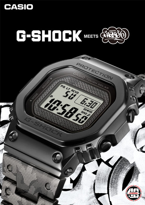 CASIO G-SHOCK x ERIC HAZE GMW-B5000EH-1JR Solar Radio Men's Watch Black NEW_2