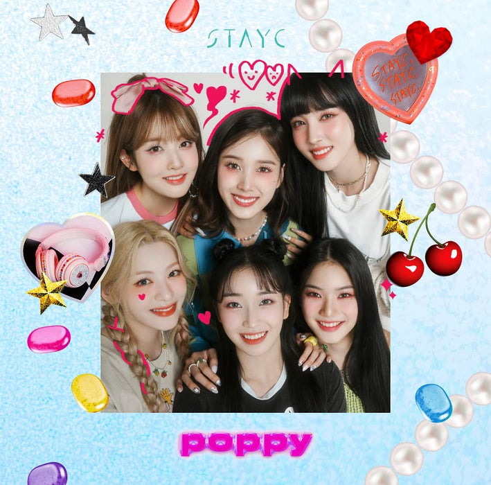 [CD] POPPY Nomal Edition STAYC w/Booklet Trading Card UPCH-89504 K-Pop NEW_1