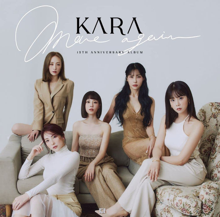 MOVE AGAIN KARA 15TH ANNIVERSARY ALBUM Japan Edition 2 CD+Card UICE-9021 NEW_1
