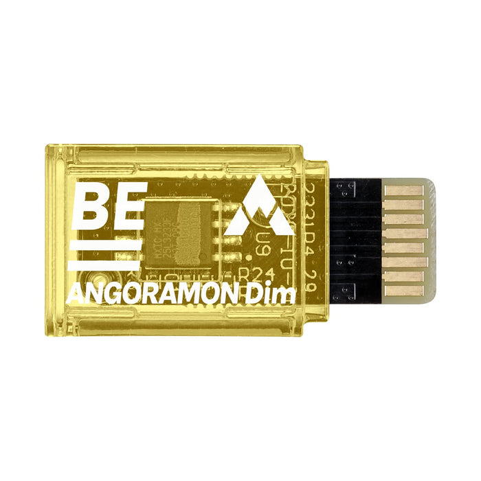 Bandai Vital Bracelet Be Memory Digimon Angoramon Dim Card Plastic Yellow NEW_4