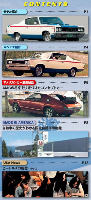 DeAGOSTINI American Car Collection No.32 AMC Level The Machine Diecast Model Car_2