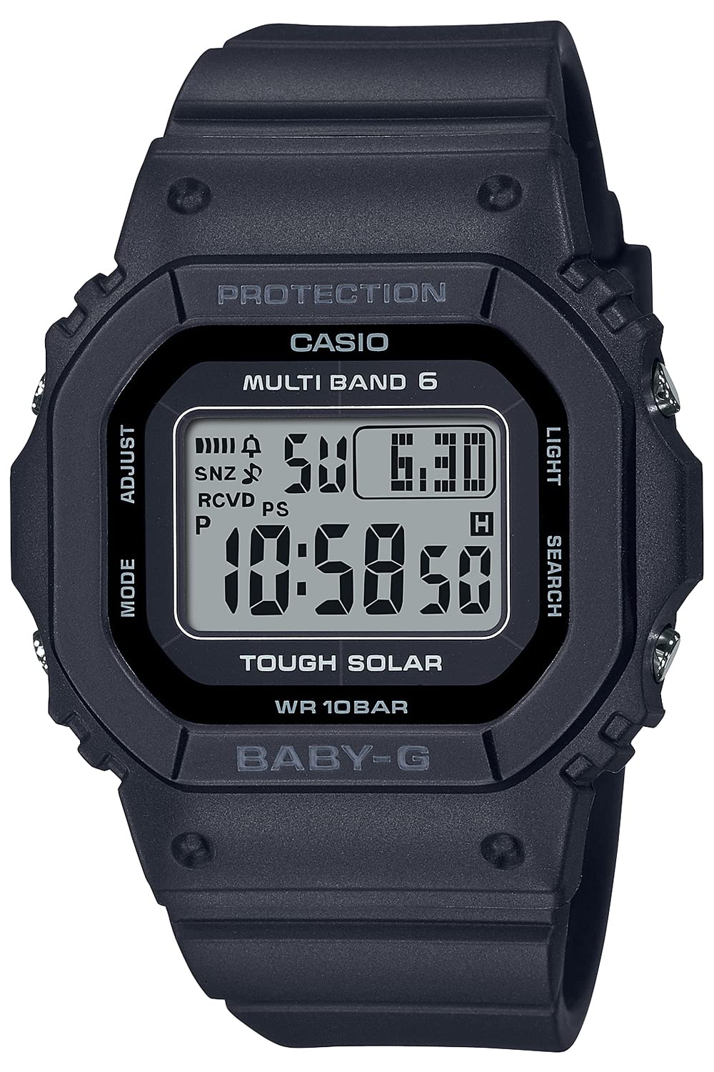 CASIO BABY-G BGD-5650-1JF Black Chronograph Quartz Digital Women