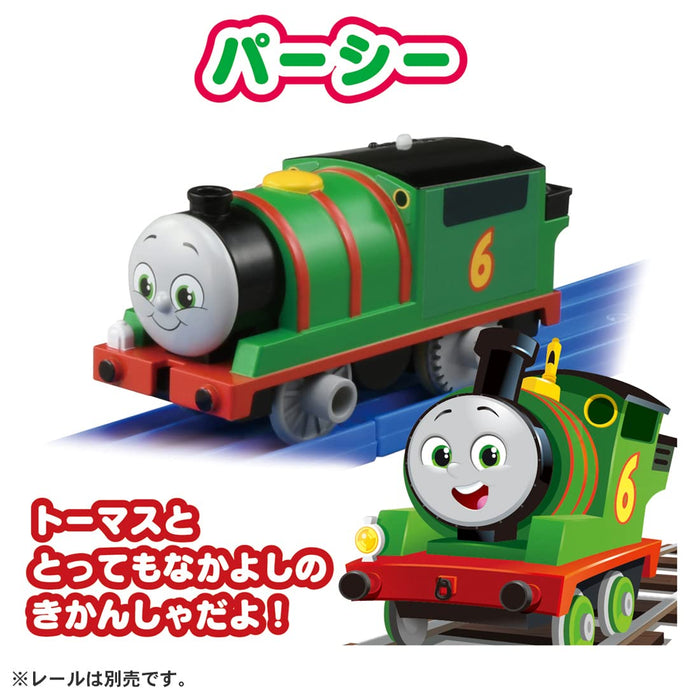 Takara Tomy Plarail Thomas GOGO Percy Diesel Kana Set Figure Battery Powered NEW_4