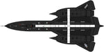 Hasegawa 1/72 SR-71 BLACKBIRD A Version ABSOLUTE WORLD SPEED RECORD kit 2425 NEW_6