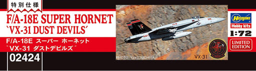 Hasegawa 1/72 F/A-18E SUPER HORNET VX-31 DUST DEVILS Plastic Model kit 02424 NEW_2