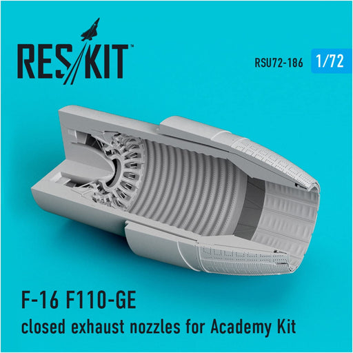 1/72 F-16 F110-Ge Close Exhaust Nozzles For Academy Kit Model Parts RSKU72-0186_2