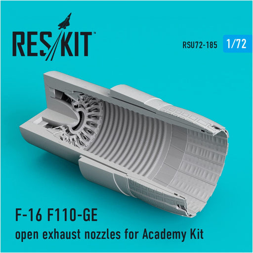 1/72 F-16 F110-Ge Open Exhaust Nozzles For Academy Kit Model Parts RSKU72-0185_2