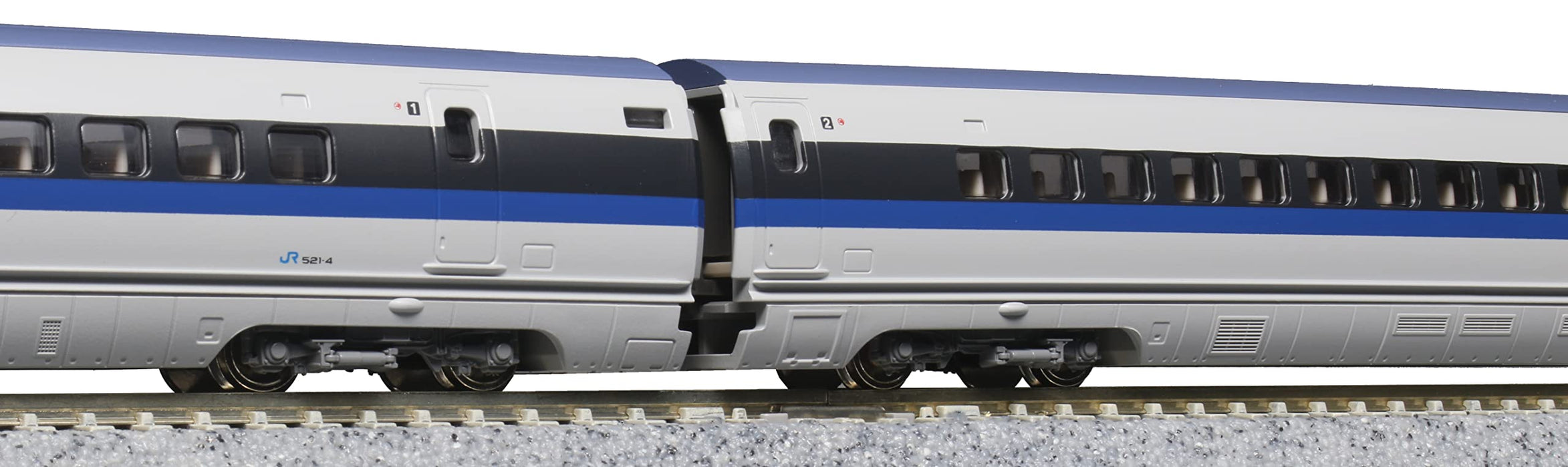 KATO 10-1794 N Gauge 500 Series Shinkansen Nozomi 8-Car Basic Set Railway Model_5