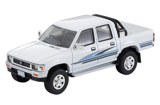 Tomica 1/64 LV-N256b Toyota Hilux 4WD Pickup Double Cab SSR White '91 324645 NEW_1