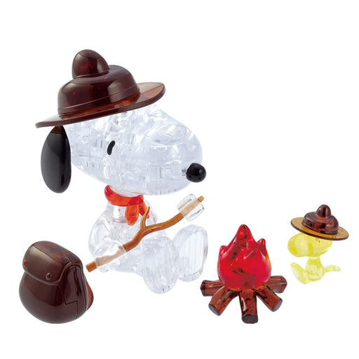 beverly 43 piece crystal puzzle Snoopy Camping 50292 7x5x8cm PVC Clear Pieces_1