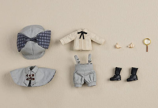 Nendoroid Doll Outfit Set: Detective Boy Gray Fabric, Magnet,Plastic Accessories_2
