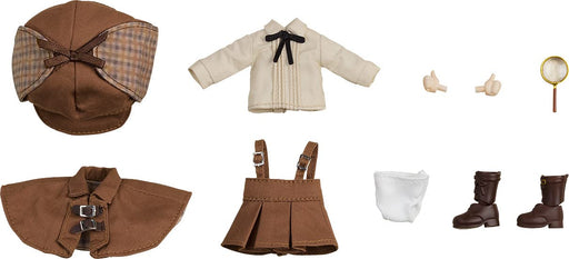 Nendoroid Doll Outfit Set: Detective Girl Brown Fabric, Magnet, Plastic NEW_1