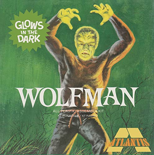 Lon Chaney Jr. Wolfman Glow-in-the-Dark Old Aurora Ltd/ed. Kit ATLAMCA450 NEW_1