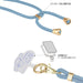 Gourmandise Sanrio Characters Multiring Strap Set Cinnamoroll SANG-260CN NEW_3