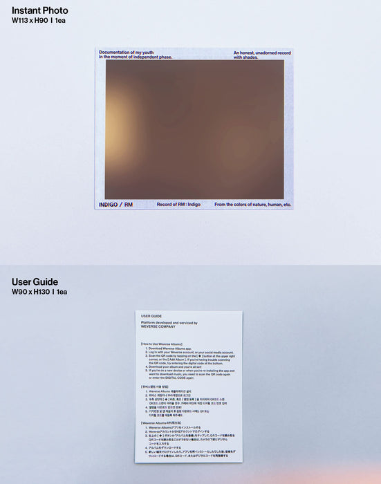 RM (BTS) 'Indigo' Postcard Edition Weverse Albums ver. Korean Edition BHE0226_6