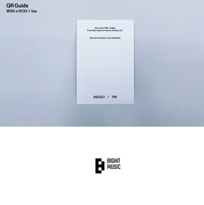 RM (BTS) 'Indigo' Postcard Edition Weverse Albums ver. Korean Edition BHE0226_7