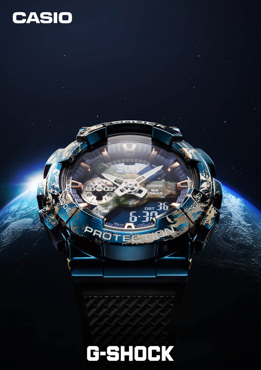 CASIO G-SHOCK GM-110EARTH-1AJR Planet Earth Inspired Men's Watch Resin Band NEW_2