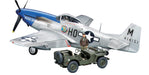 1/48 NORTH AMERICAN P-51D MUSTANG TM & 1/4-ton 4x4 LIGHT VEHICLE SET kit ‎25205_1