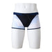 MIZUNO N2MBA068 Men's Swimsuit EXER SUITS Short Spats Size S Navy Polyester NEW_5