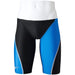 MIZUNO N2MB2520 Men's Swimsuit STREAM ACE Half Spats Black/Light Blue Size L NEW_1