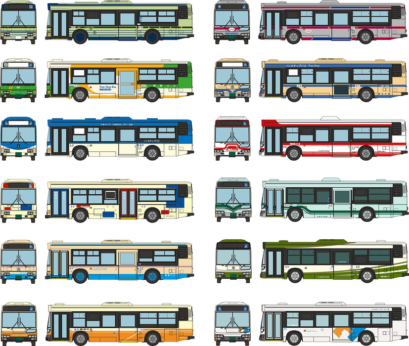 Tomytec The Bus Collection Hino Early Non Step Bus Vol.32 12 Types 321859 NEW_1