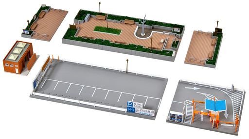 KATO N Gauge Diorama Town Park/Parking Lot Set 23-418 Model Railroad Supplies_1