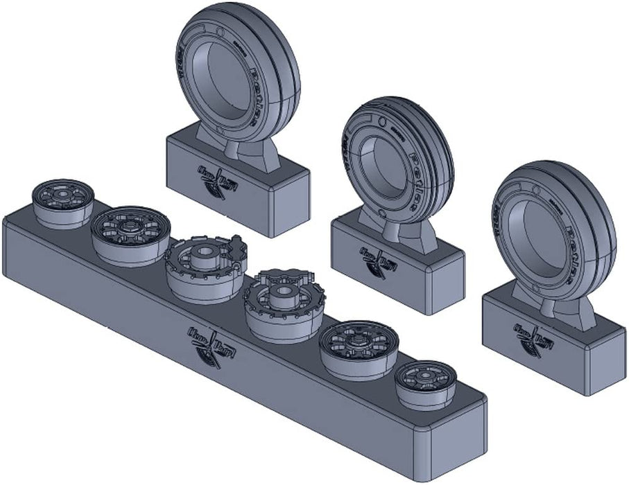 1/48 Bayraktar TB2 Wheel Set for Clear Prop! Plastic model Parts CPUA48017 NEW_1