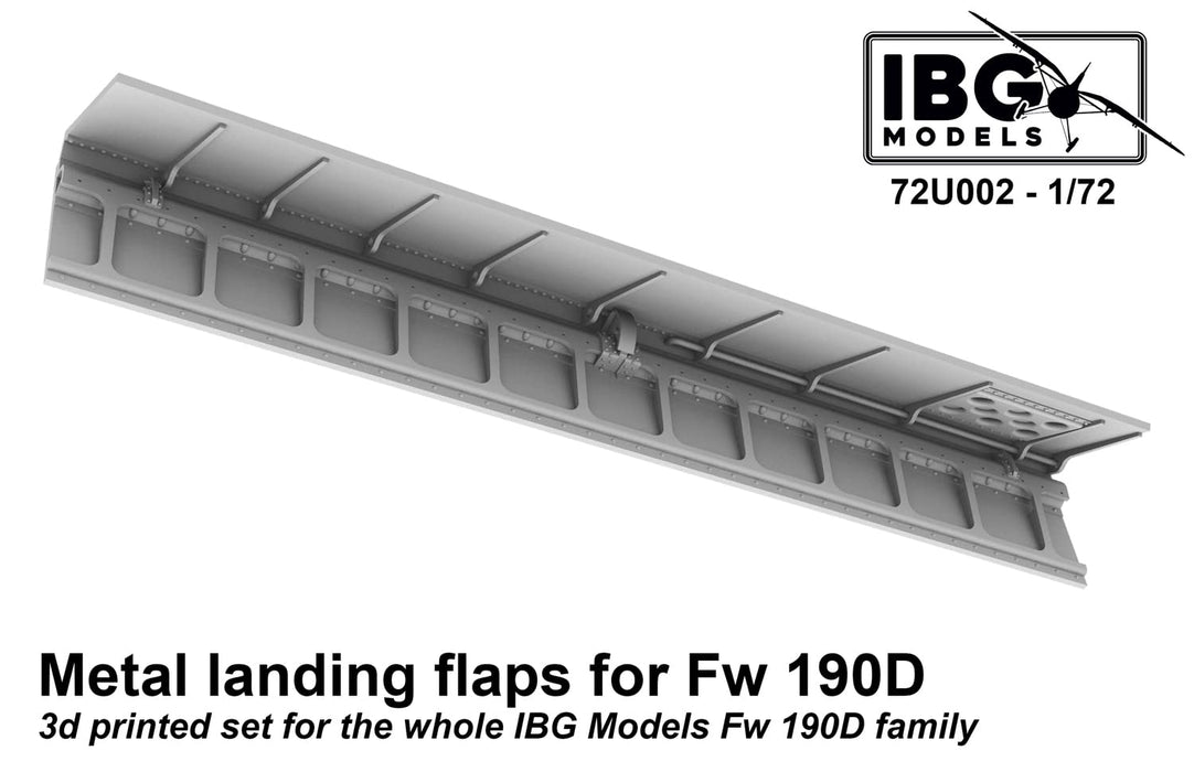 1/72 3D Printed Metal Landing Flaps from Fw190D Family Model Parts PBU7202 NEW_2