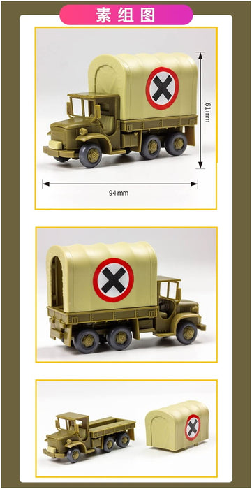 Metal Slug3 M34 3-ton Truck non-scale Kit w/Marco (Obesity) figure XNSMS3006 NEW_3