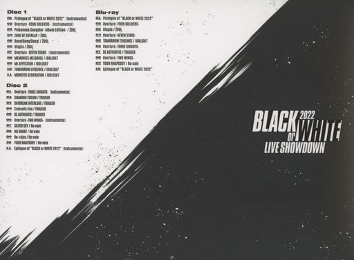 [CD+Blu-ray] IDOLiSH7 Compilation Album BLACK or WHITE 2022 Ltd/ed. LACA-39917_1