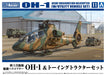 Aoshima 1/72 aircraft series No.11 JGSDF OH-1 Ninja & Towing Tractor Set Kit NEW_4