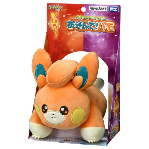 TAKARA TOMY Pokemon Plush Doll Pawmi Polyester Video Game & Anime Character NEW_1