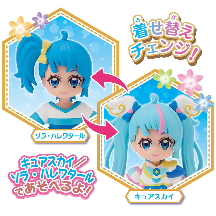 BANDAI Expanding Sky! Pretty Cure PreCure Pre Code Doll Cure Sky Action Figure_4