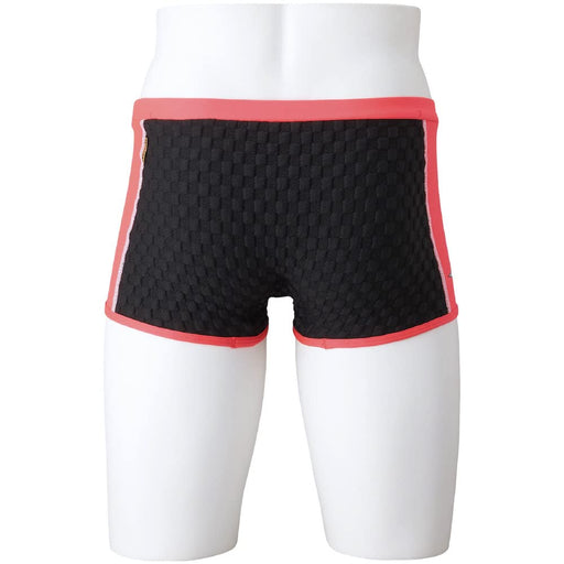 MIZUNO ‎N2MB7576 Men's Swimsuit Exer Suit WD Short Spats Black x Diva Pink XS_2