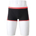 MIZUNO N2MB7576 Men's Swimsuit Exer Suit WD Short Spats Black x Diva Pink XL NEW_1