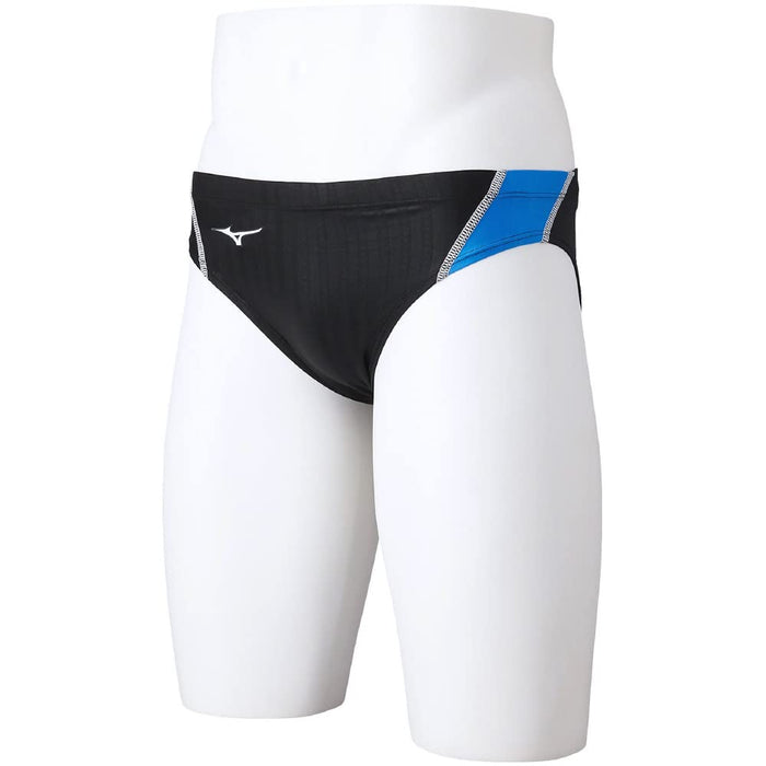 MIZUNO ‎N2MB2521 Men's Swimsuit STREAM ACE V Pants Black/Light Blue Size M NEW_3