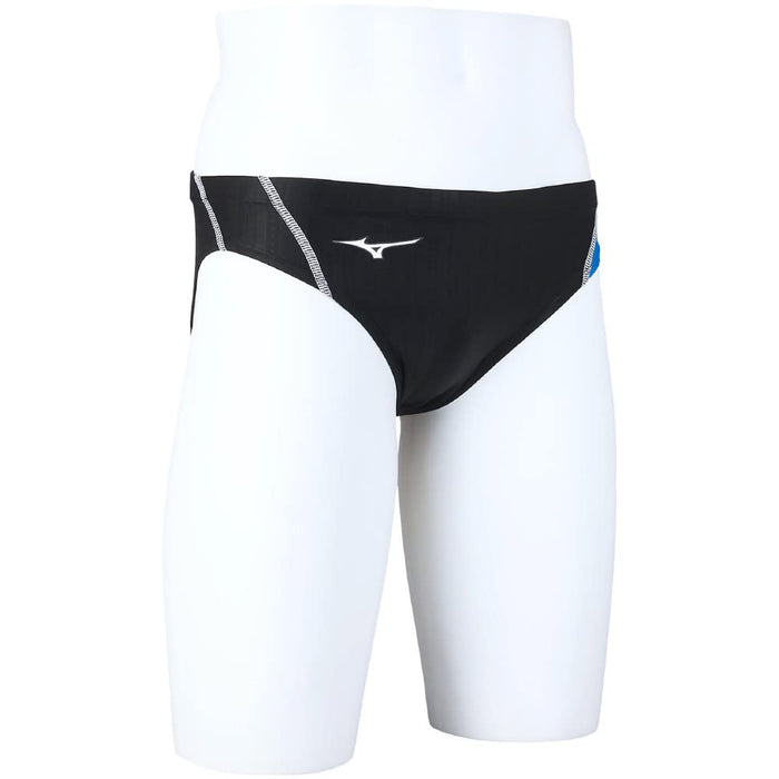 MIZUNO ‎N2MB2521 Men's Swimsuit STREAM ACE V Pants Black/Light Blue Size XS NEW_4