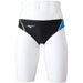 MIZUNO N2MB2921 Boy's Swimsuit STREAM ACE V Pants Size 130 Black/Light Blue NEW_1