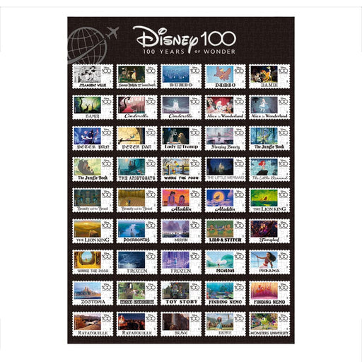 Disney 100: World Stamps 1000 Piece Jigsaw Puzzle Tenyo (51x73.5cm) D-1000-012_1