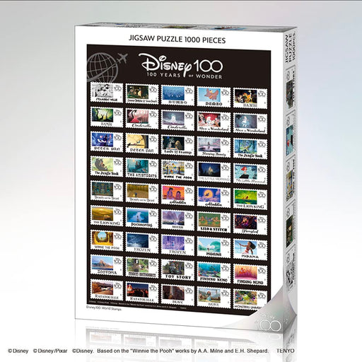 Disney 100: World Stamps 1000 Piece Jigsaw Puzzle Tenyo (51x73.5cm) D-1000-012_2