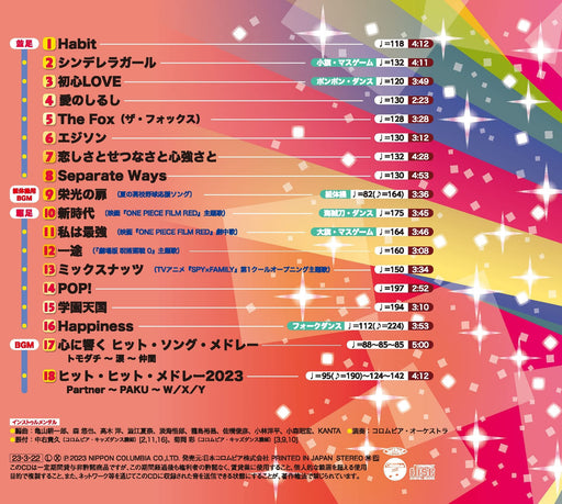 [CD] 2023 Pop Hit March -Shinjidai/ Habit- COCX-41987 J-Pop march arrangement_2