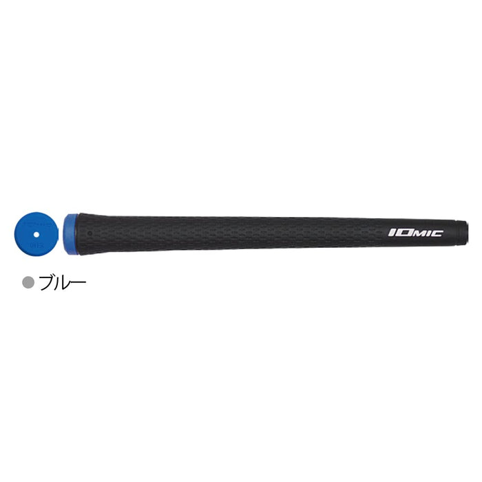 IOMIC golf grip Sticky Oversize 3.5 with backline Black/Blue M60 IOMAX Elastomer_1