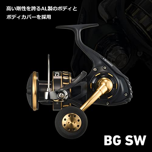 Daiwa Spinning Reel 23BG SW 6000D-P Black Gold Right & Left Handed 00065062 NEW_6