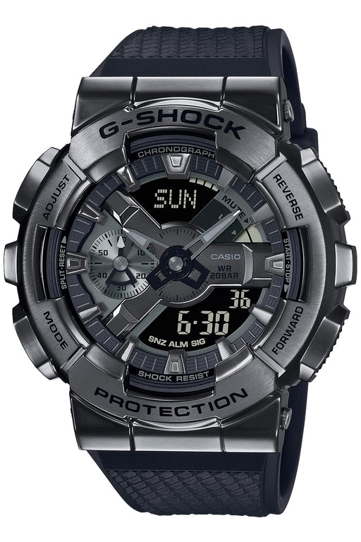 CASIO G-SHOCK GM-110BB-1AJF Men's Watch Black Metal Covered Resin Band NEW_1