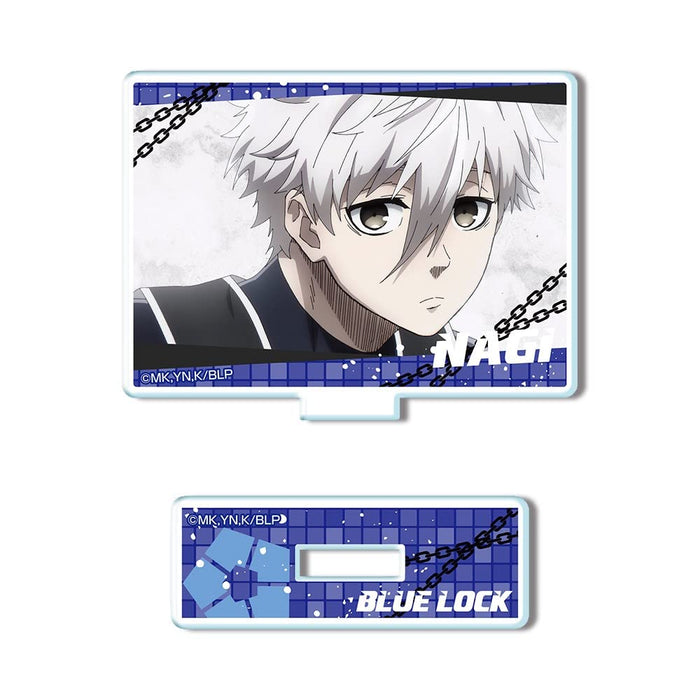 License Agent Blue Lock Mini Acrylic Stand Nagi Seishiro E AMAN-B003-m33 NEW_1
