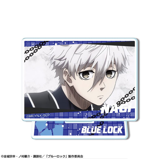 License Agent Blue Lock Mini Acrylic Stand Nagi Seishiro E AMAN-B003-m33 NEW_2