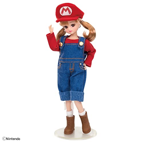 TAKARA TOMY LICCA Doll LD-33 I Love Super Mario Licca-chan Character Costume NEW_2