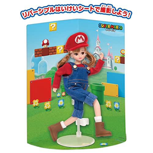 TAKARA TOMY LICCA Doll LD-33 I Love Super Mario Licca-chan Character Costume NEW_5