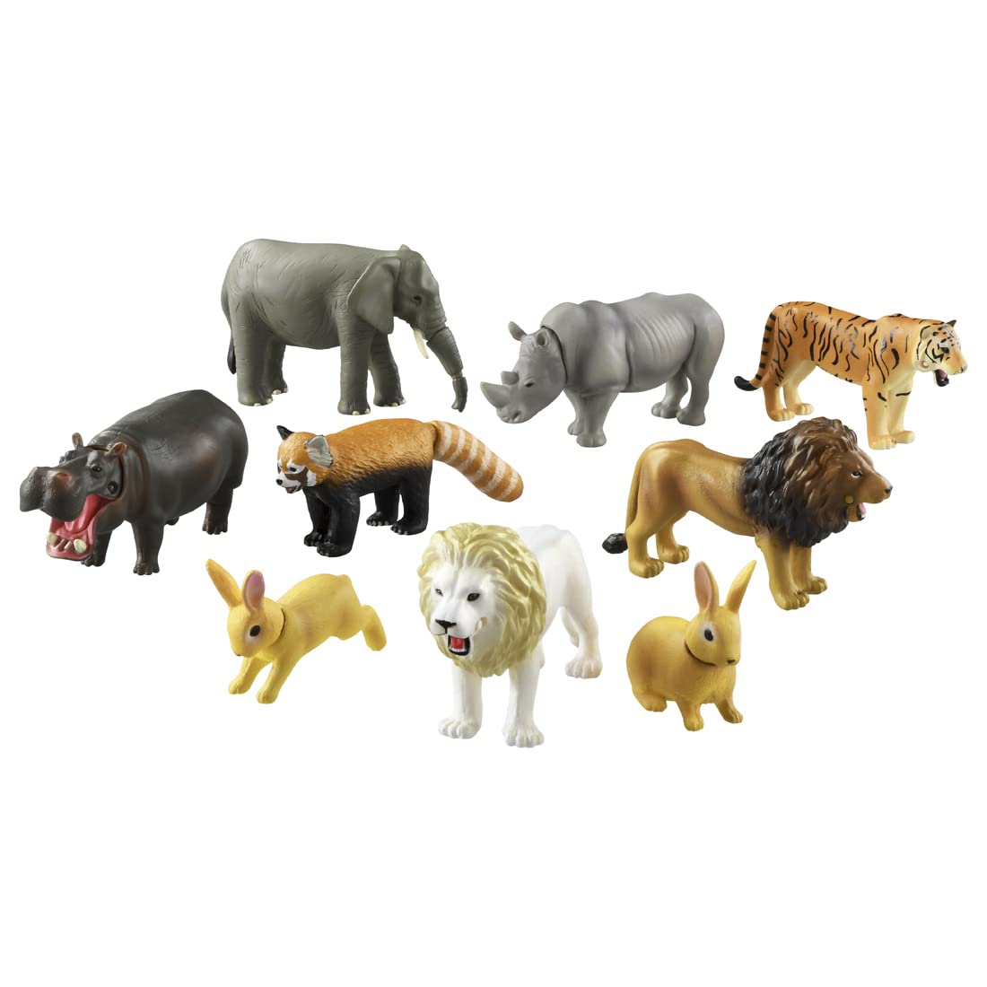 Takara Tomy Ania Ag-01 Savannah Popular Animal Set lion, elephant